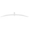 Ekena Millwork Archdale Architectural Grade PVC Gable Bracket, 108"W x 18"H x 4"D x 4"F, 4/12 Pitch GBP108X18X0404ARC00 - alternate 5